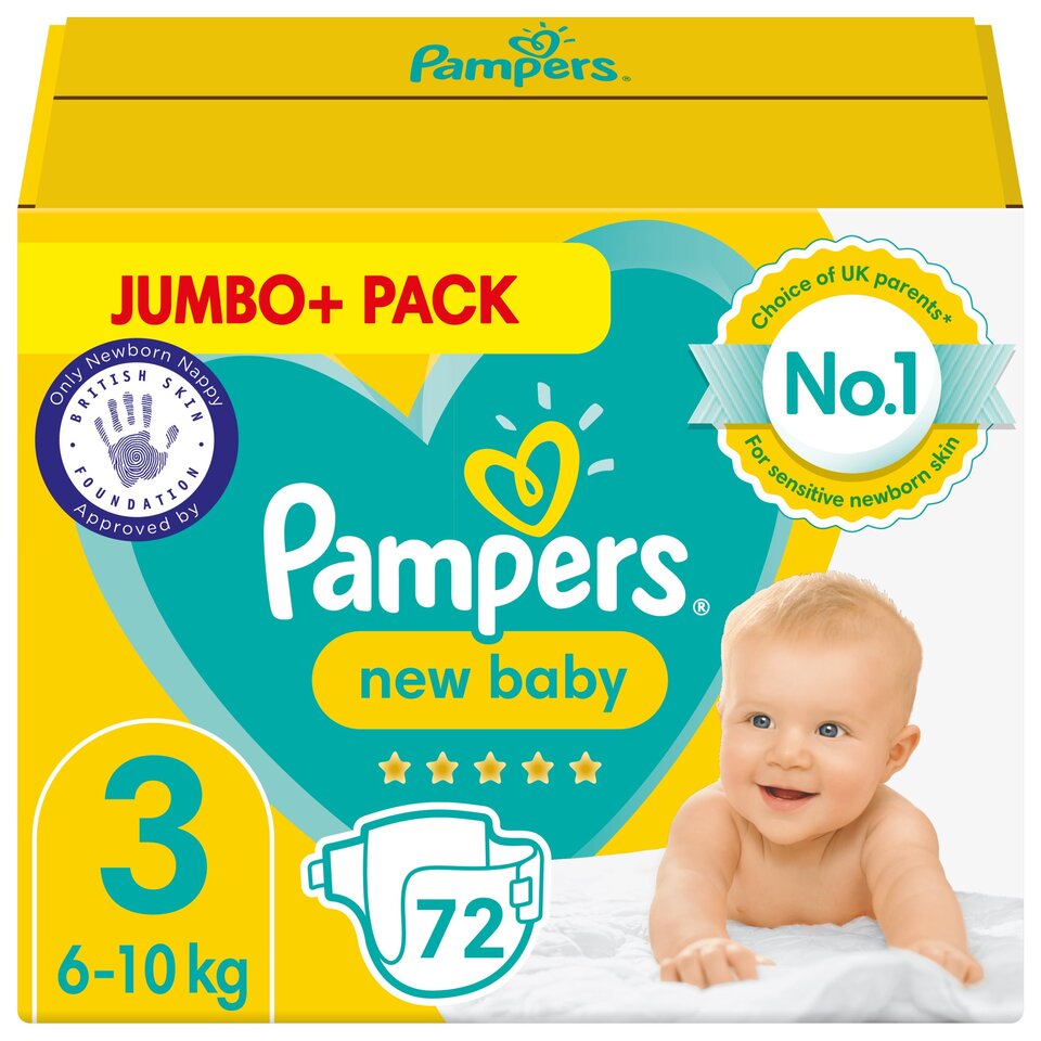 pampers size 3 jumbo pack tesco