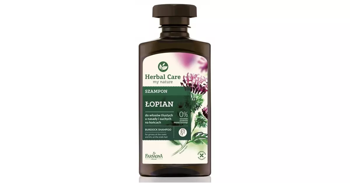 herbal care szampon łopian