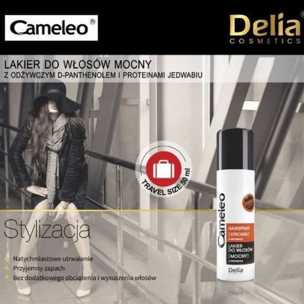 delia cameleo lakier do włosów