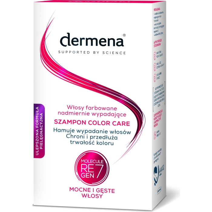 dermena color care odżywka do włosów zniszczonych farbowaniem 200ml