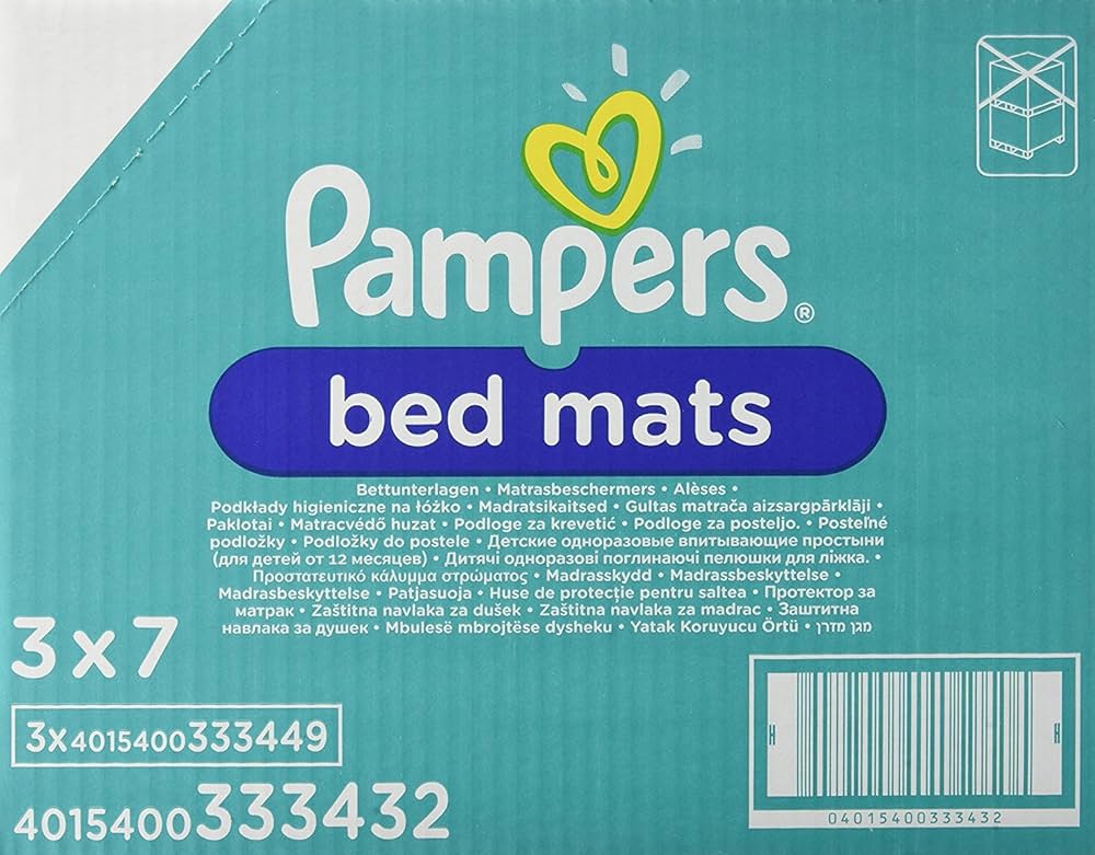 pampers bed mats 80x90