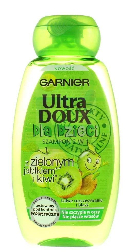 garnier ultra doux szampon dla dzieci.jablko opinie