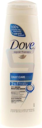 dove hair care szampon do włosów 2w1 daily therapy