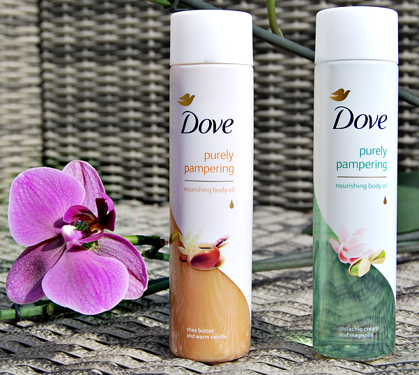 dove purely pampering nourishing body oil