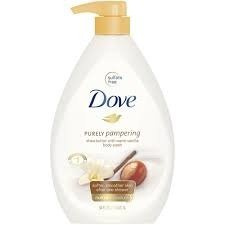 dove purely pampering zel