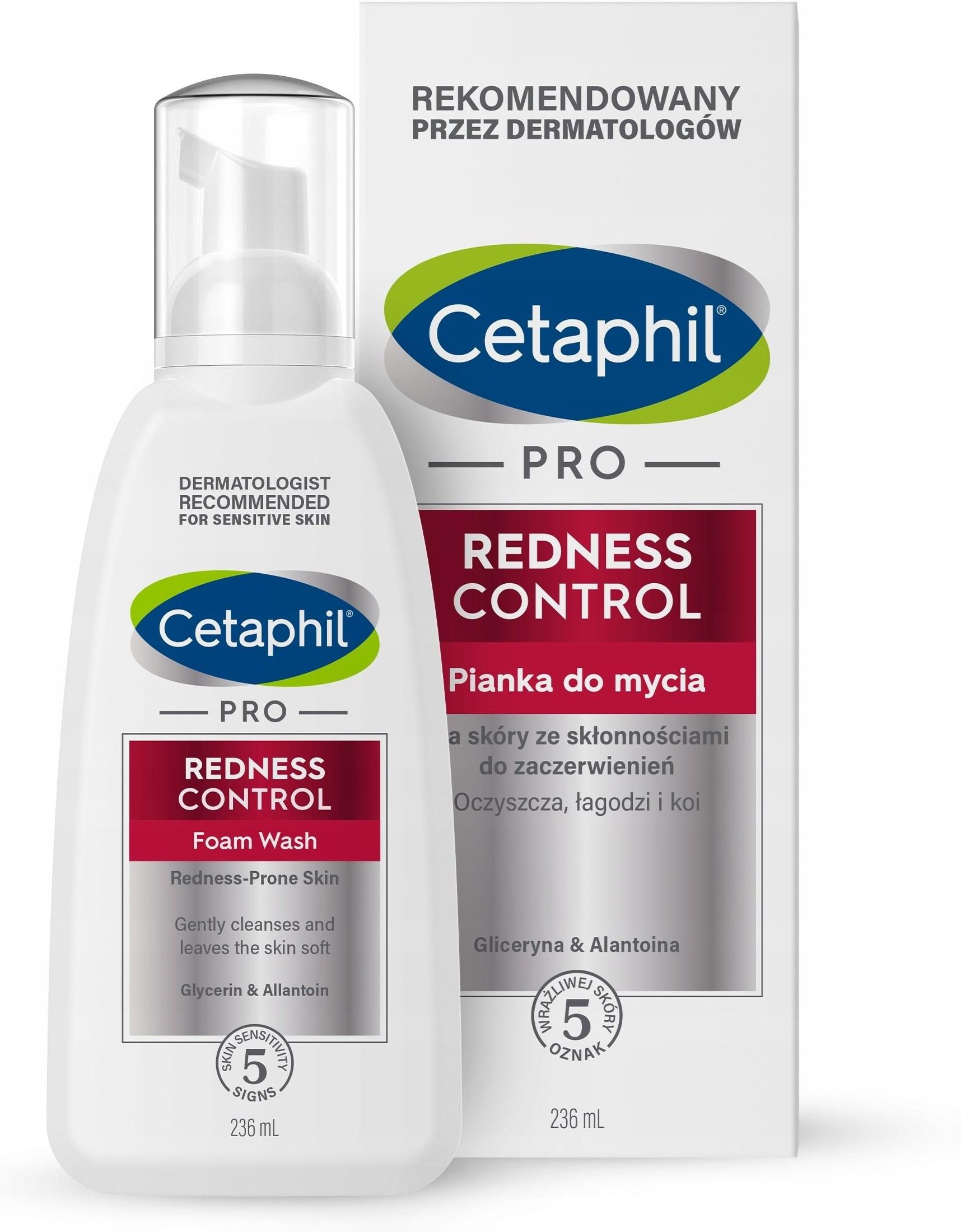 doz cetaphil pianka do mycia twarzy