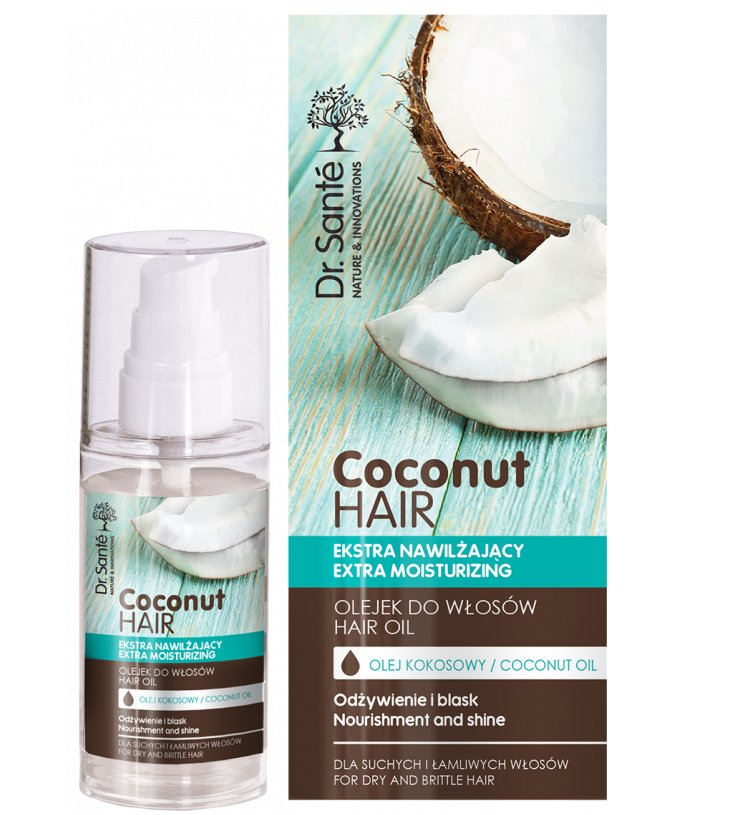 dr sante coconut hair ekstra nawilżająca odżywka do włosów 200ml