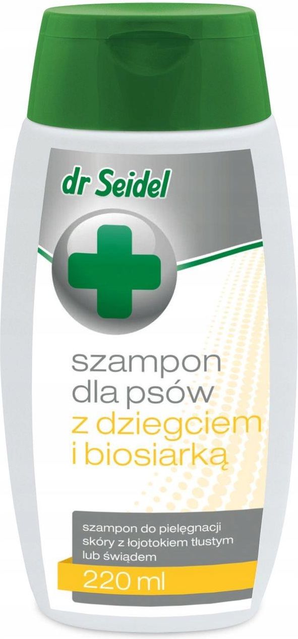 dr seidel szampon dla psów z dziegciem i biosiarką 220ml