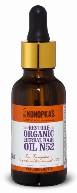 dr.konopkas olejek ziołowy do włosów nr 52 odbudowujący 30ml