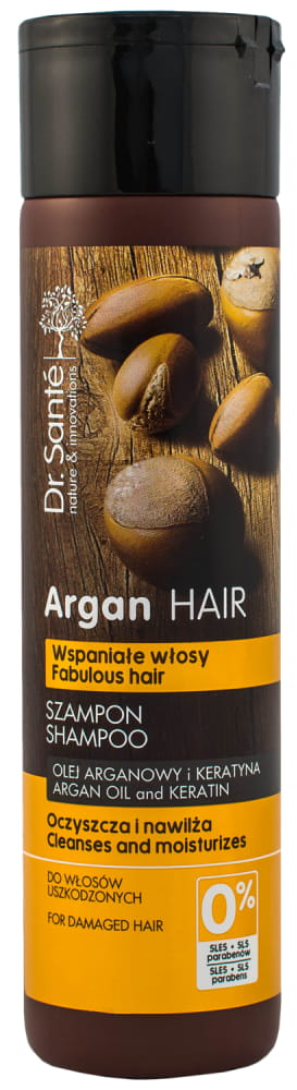 dr.sante argan hair szampon oczyszczający do włosów uszkodzonych