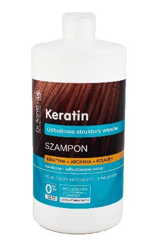 dr.sante keratin hair szampon odbudowujący do włosów łamliwych i matowych