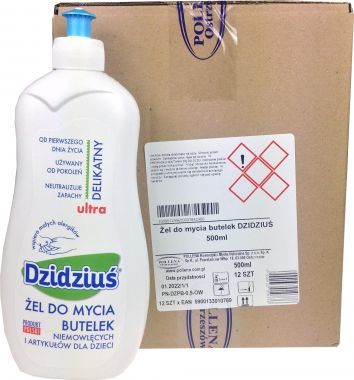 dzidziuś hipoalergiczny żel i szampon 500 ml