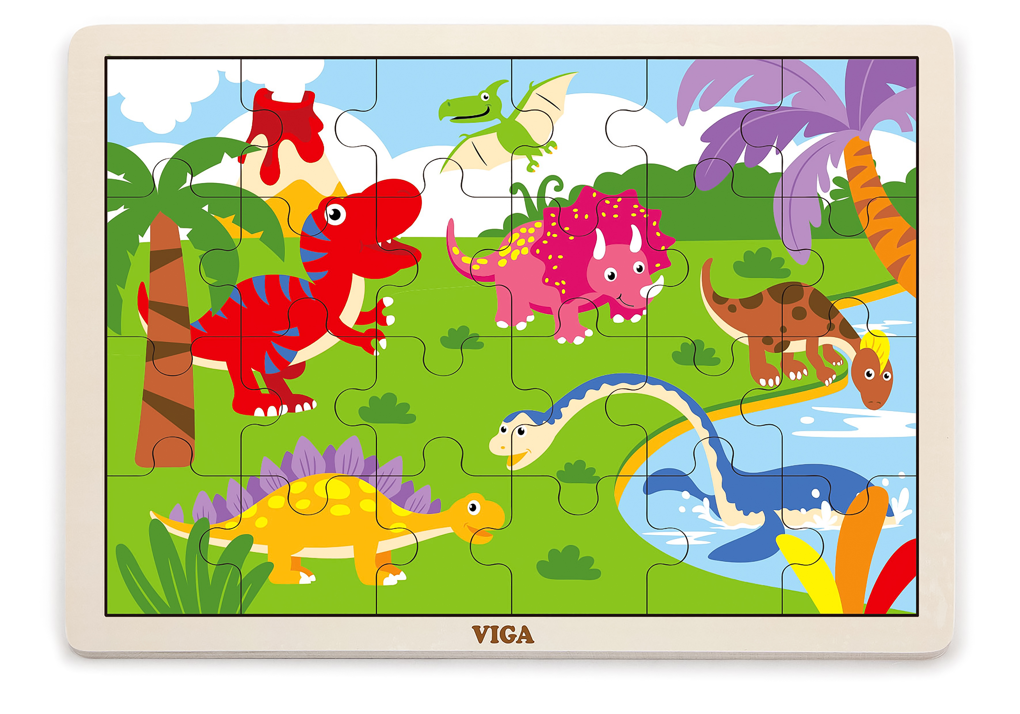 Viga 44592 Drewniane puzzle