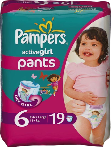 pampers active girl 6 gdzie sa