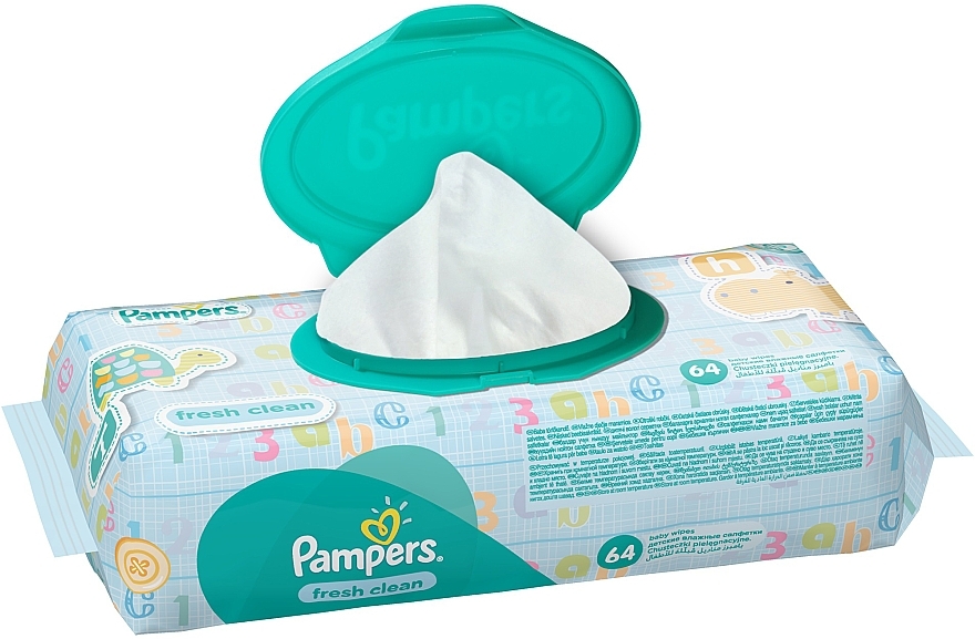 pampers chusteczki nawilżane po 64szt