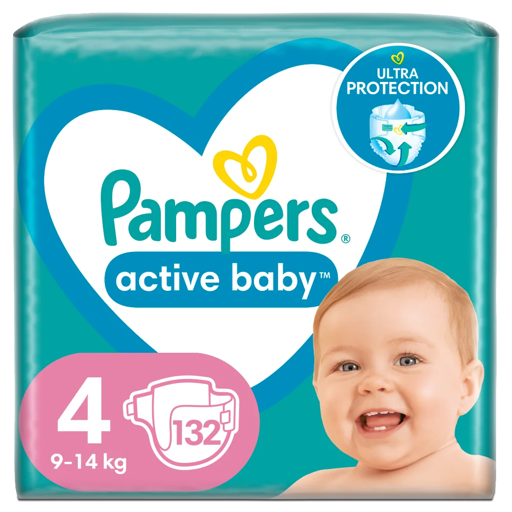 pieluchy pampers active baby mega b