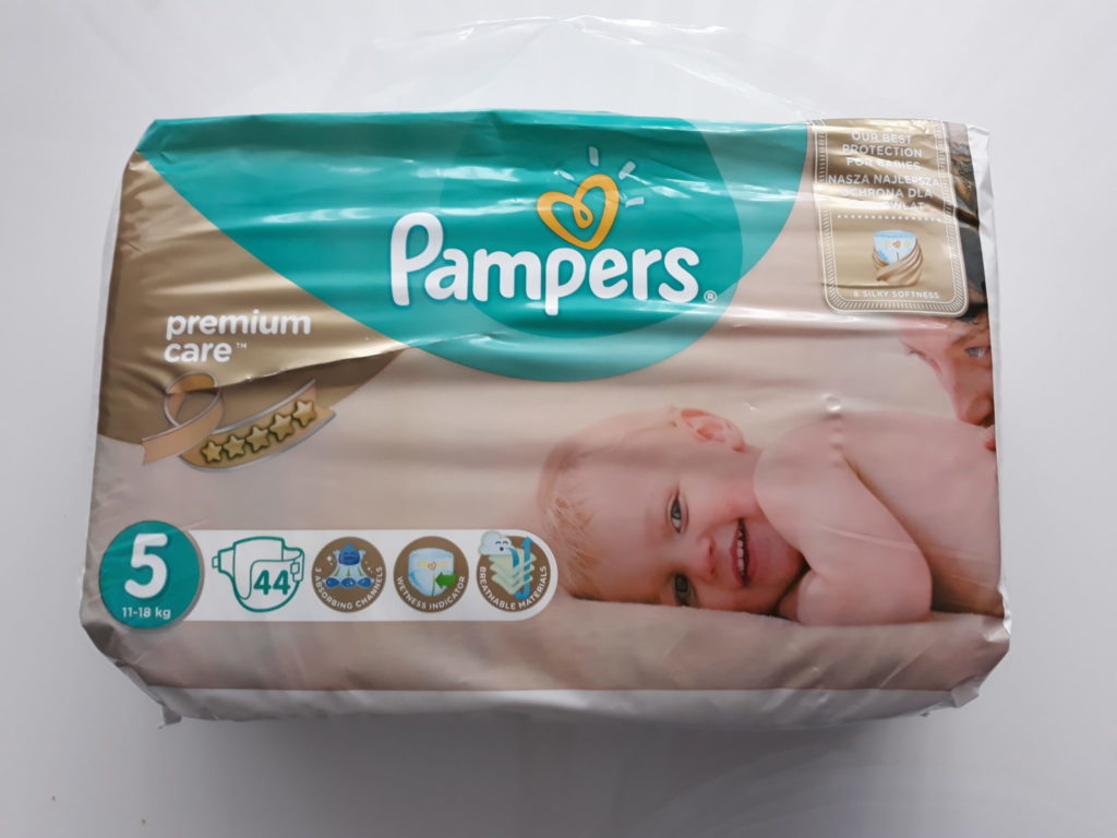 pampers zielony