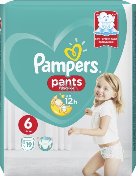 pampers 6 pants od ilu kg