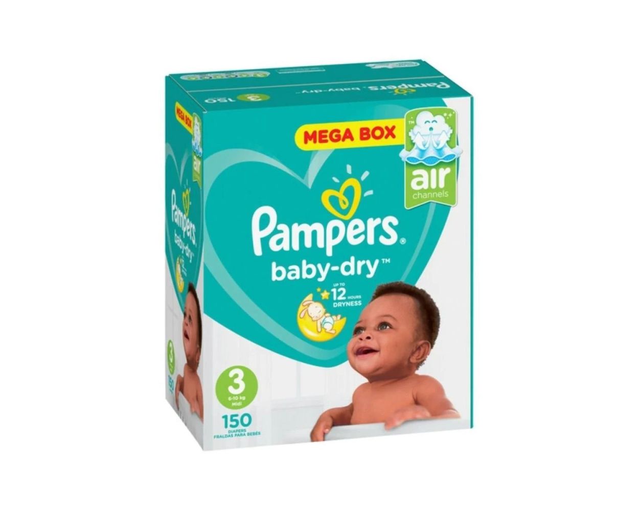 pampers super dry active baby 150