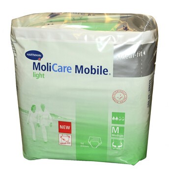 molicare mobile super medium pieluchomajtki x 14 szt