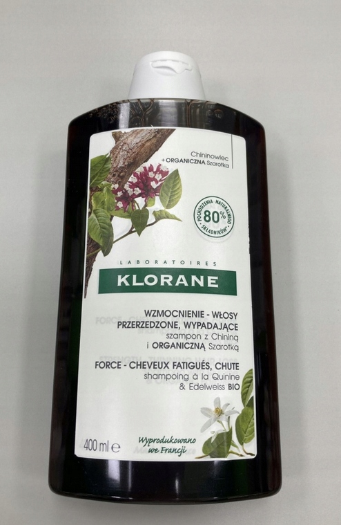 szampon klorane z chininą 400 ml allegro