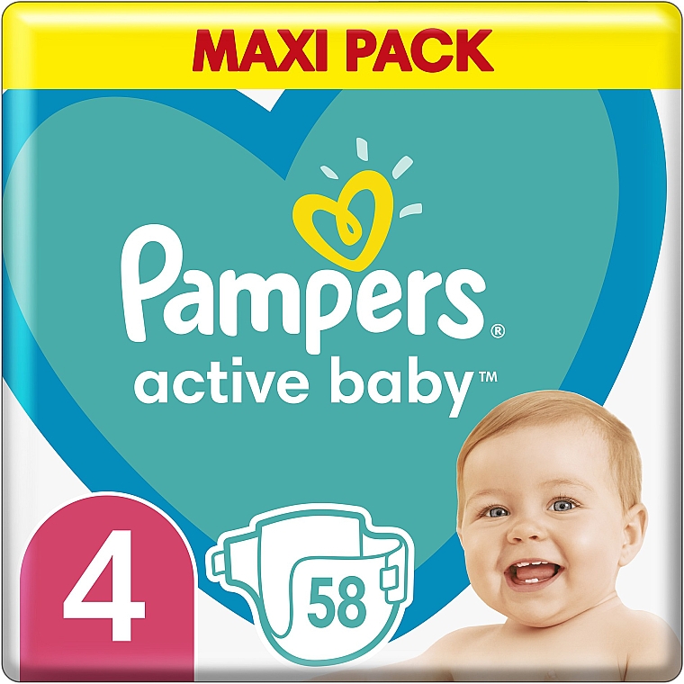 pieluchy pampers active baby 4 13szt