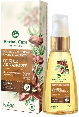 olejek arganowy do włosów i paznokci herbal care