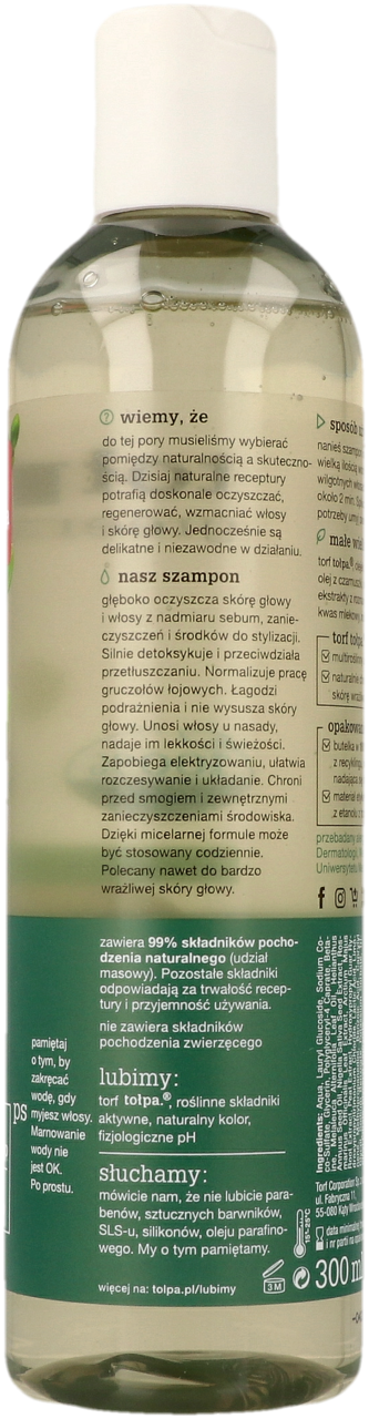 szampon tołpa z serii green rossmann