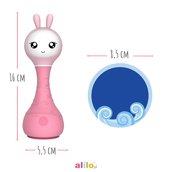 Alilo R1 Fioletowy (LV) Inteligentny króliczek