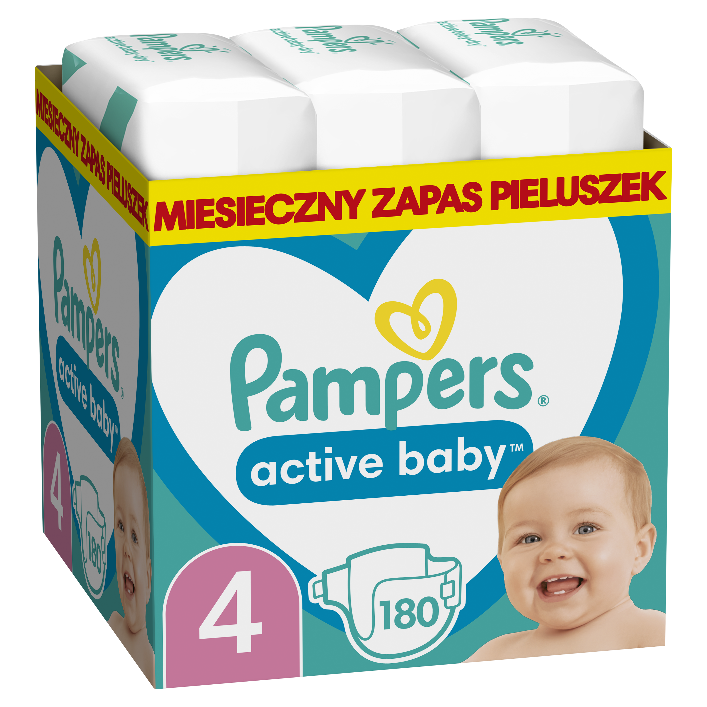 pieluszki pampers 4 najtaniej 174 szt