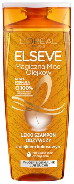 elseve magiczna moc olejków z olejkiem kokosowym szampon