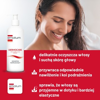 emolium dermocare szampon nawilżający inci