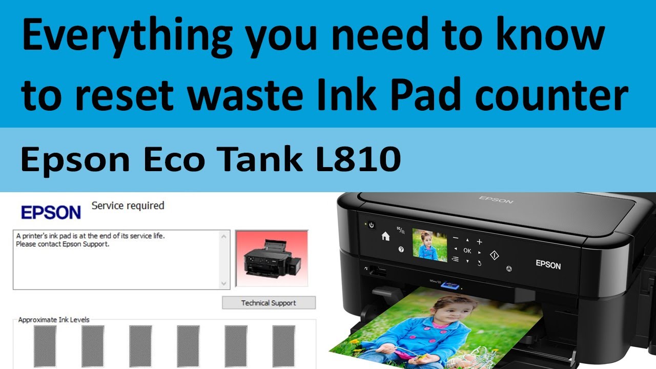 epson l810 pampers reset