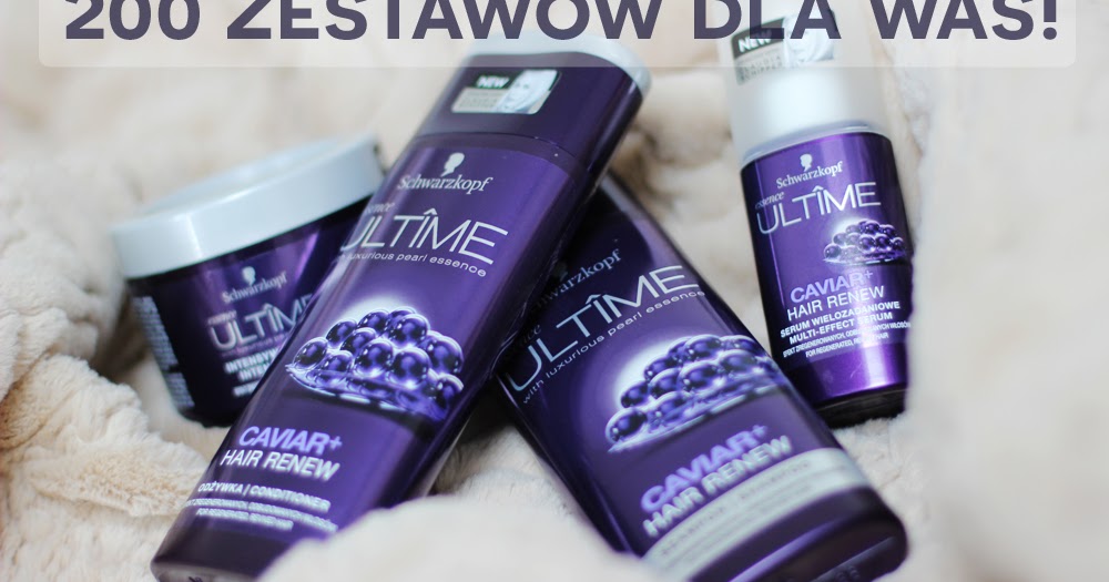 essence ultime caviar+ hair renew szampon