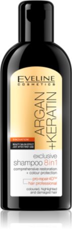 eveline cosmetics argan keratin szampon 8 w 1