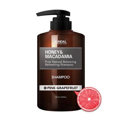 kundal szampon do włosów różowy grejpfrut honey macadamia shampoo