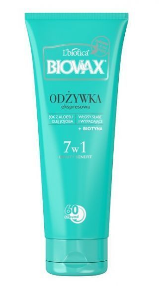 lbiotica biovax nutriquick odżywka do włosów arganowa 200ml krótka data