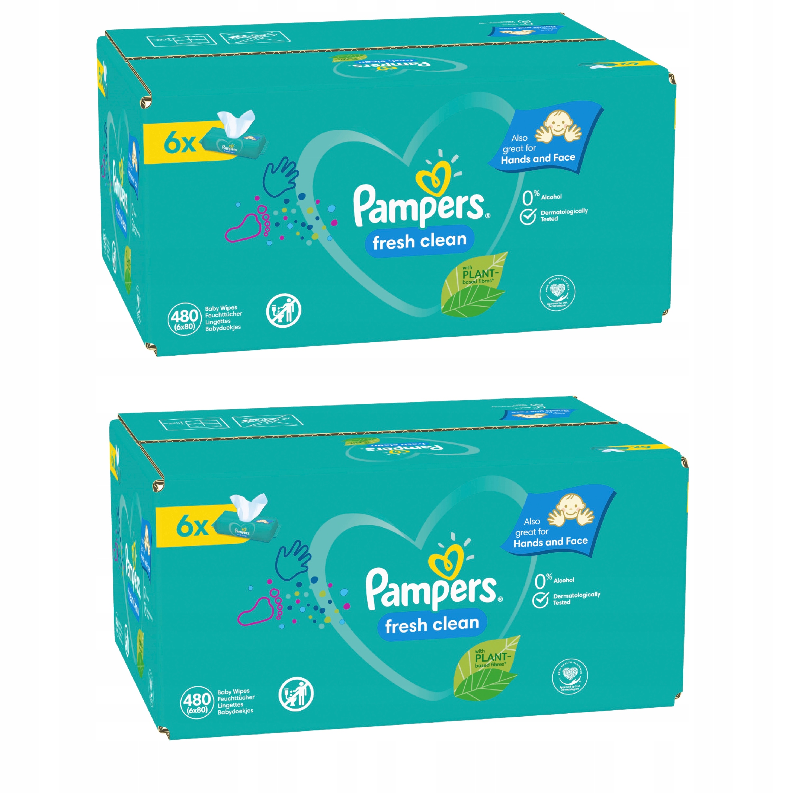 chusteczki pampers fresh clean zamykanie