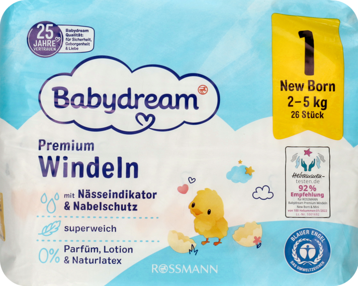 babydream pieluchy 2 z paskiem