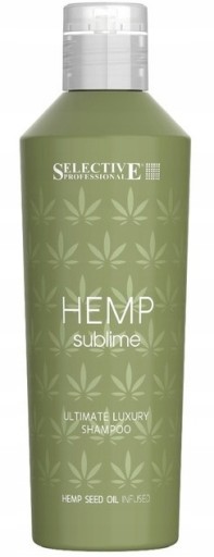 hemp sublime szampon z olejkiem z konopii 1000ml selective professional