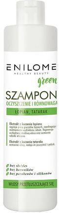 enilome healthy beauty green szampon oczyszczenie i równowaga 300 ml