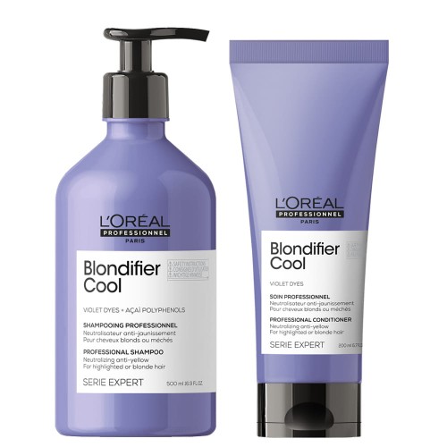 loreal professionnel serie expert blondifier cool szampon so włosów 500ml