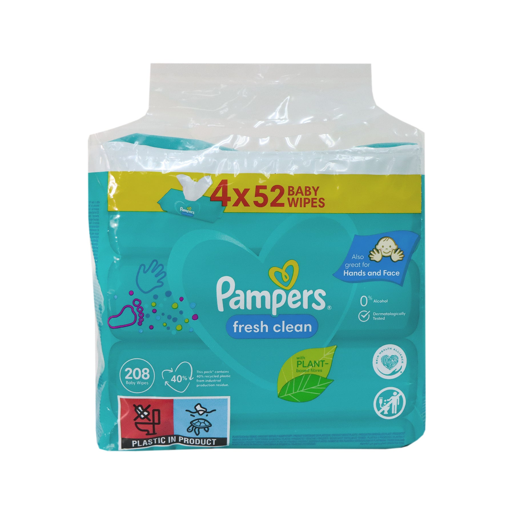 frsh clean pampers 4 pak