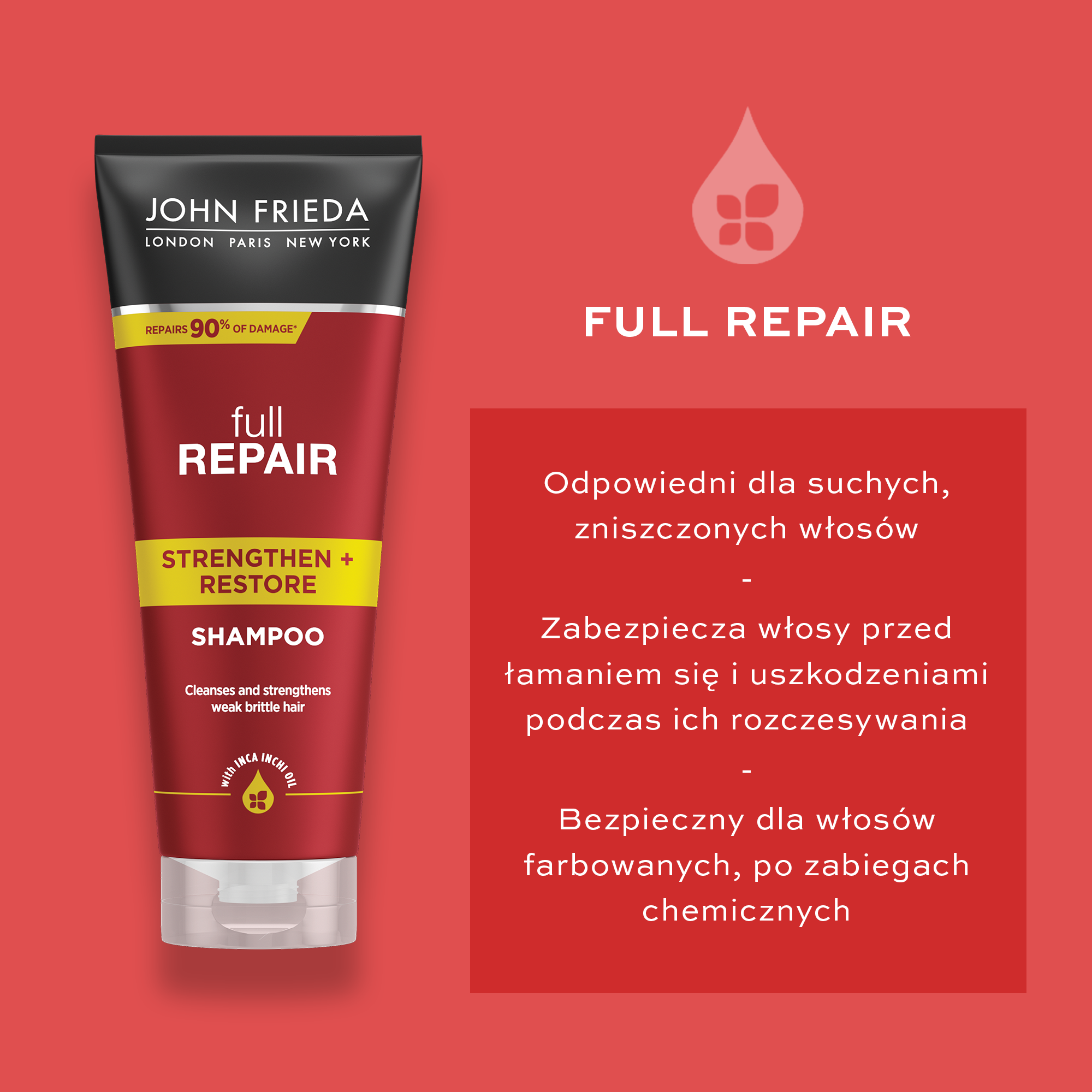 john frieda full repair szampon odżywka 250 ml