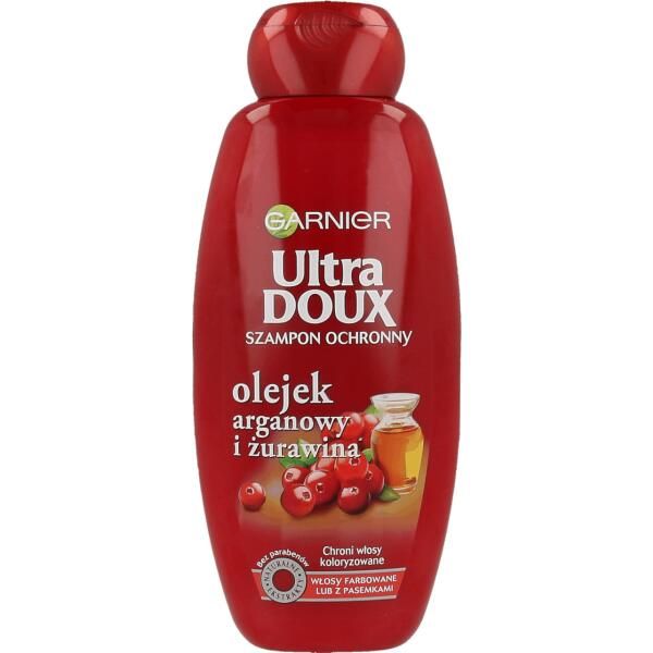 garnier ultra doux żurawina i olejek arganowy szampon ochronny wizaz