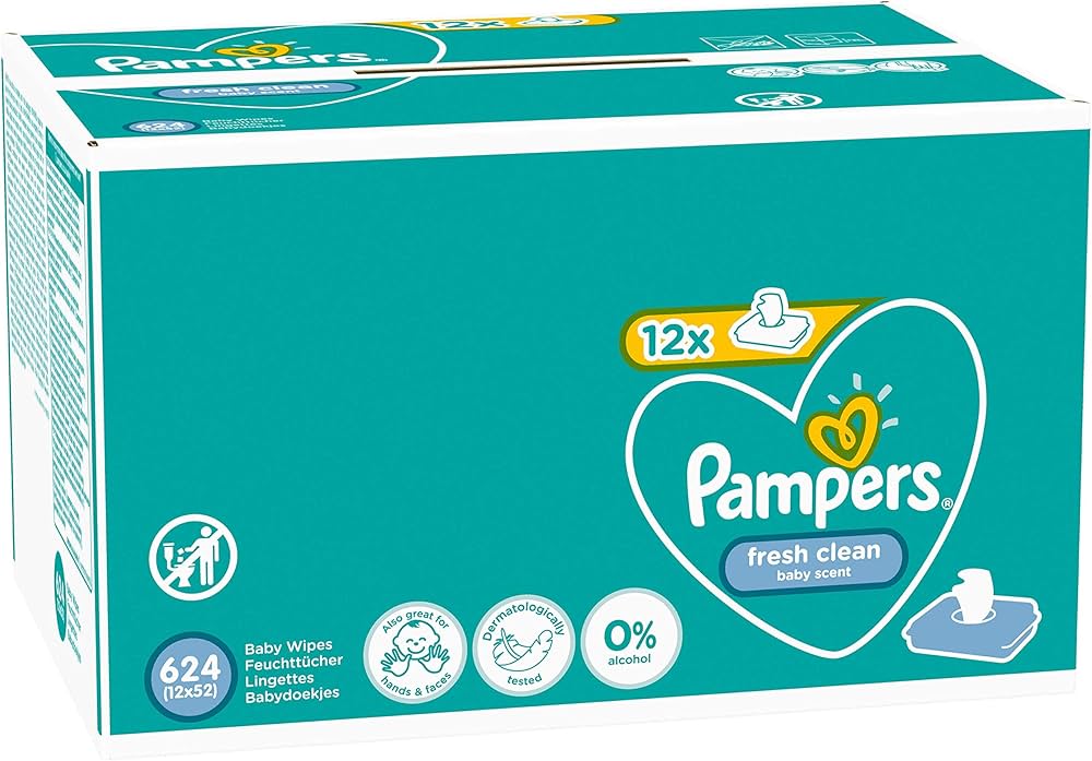 fresh clean pampers 4 pak cena