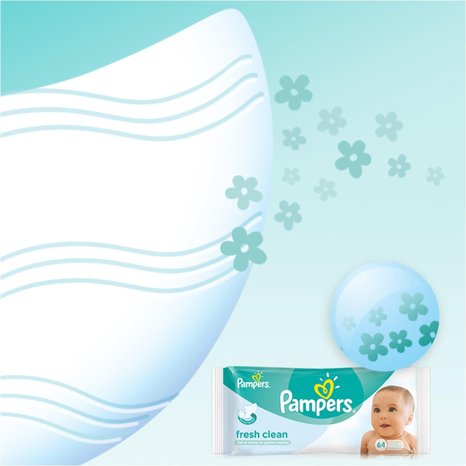 pampers chusteczki 12x64