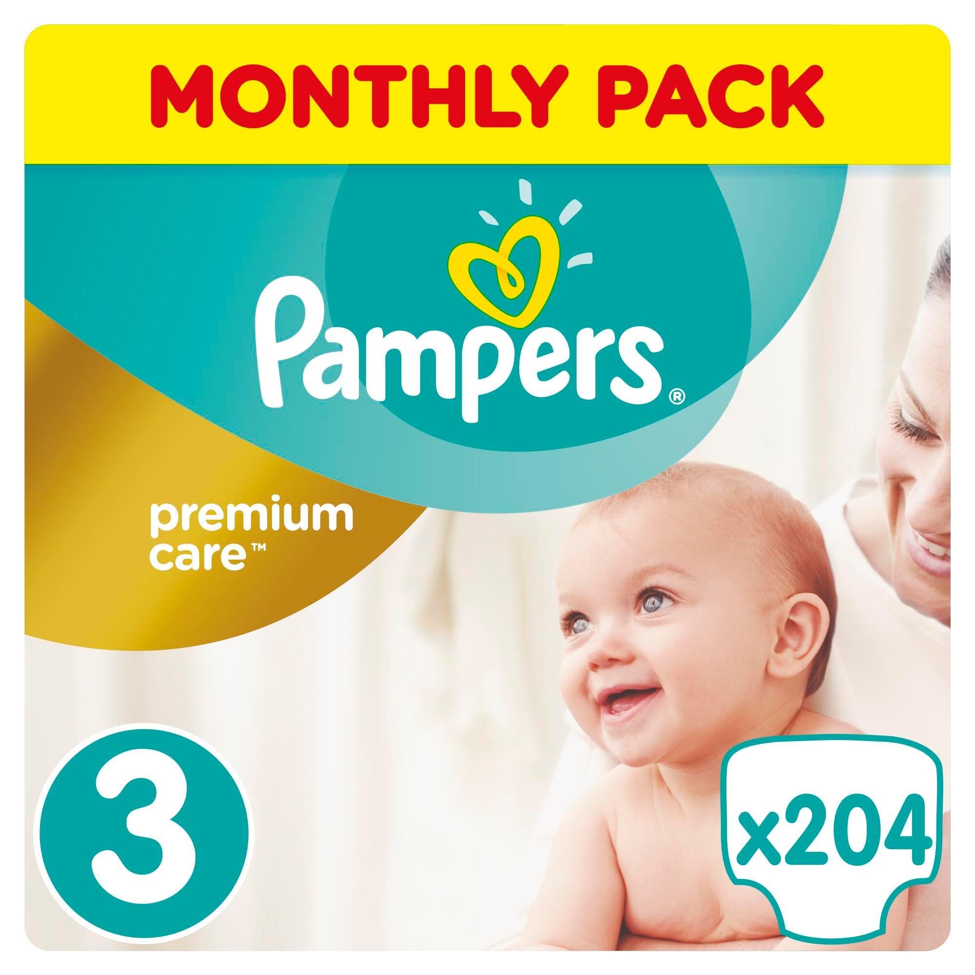 pampers premium care size 3 204