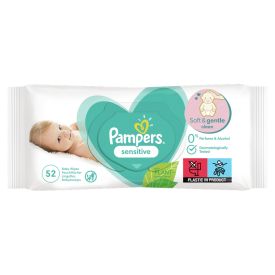 pampers sensitive chustecyki 4x64