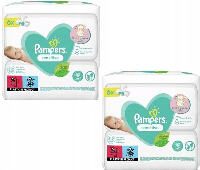 pampers sensitive 12 szt ceneo